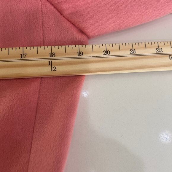 Roberto Quaglia Blazer Cashmere Womens SZ38/L Pink 2 Button Classic Old Money - Picture 9 of 11